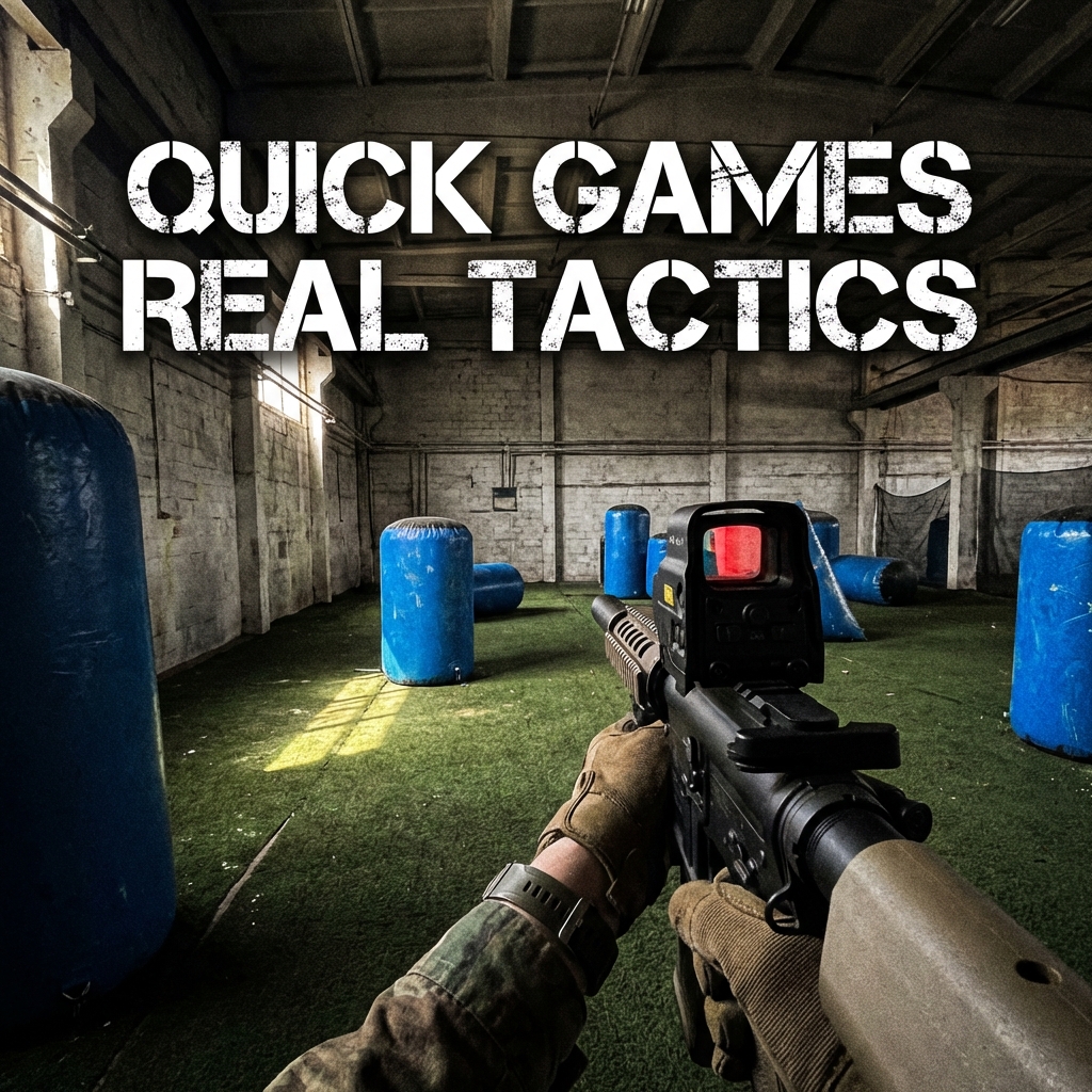 3-man paintball tournament at Crossfire