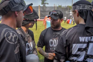 Chris Coffman with Coup Athletics leading the Paintball Academy at Crossfire in Wilmington, NC.